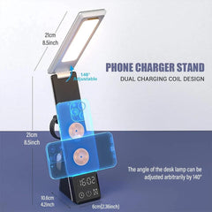 LED Reading Table Lamp with 15w Wireless Charger - Featest buy your product online 