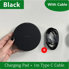 15W Wireless Charger For iPhone 14 13 12 11 15 Pro XS Max X XR Induction Fast Wireless Charging Pad For Samsung Xiaomi Huawei