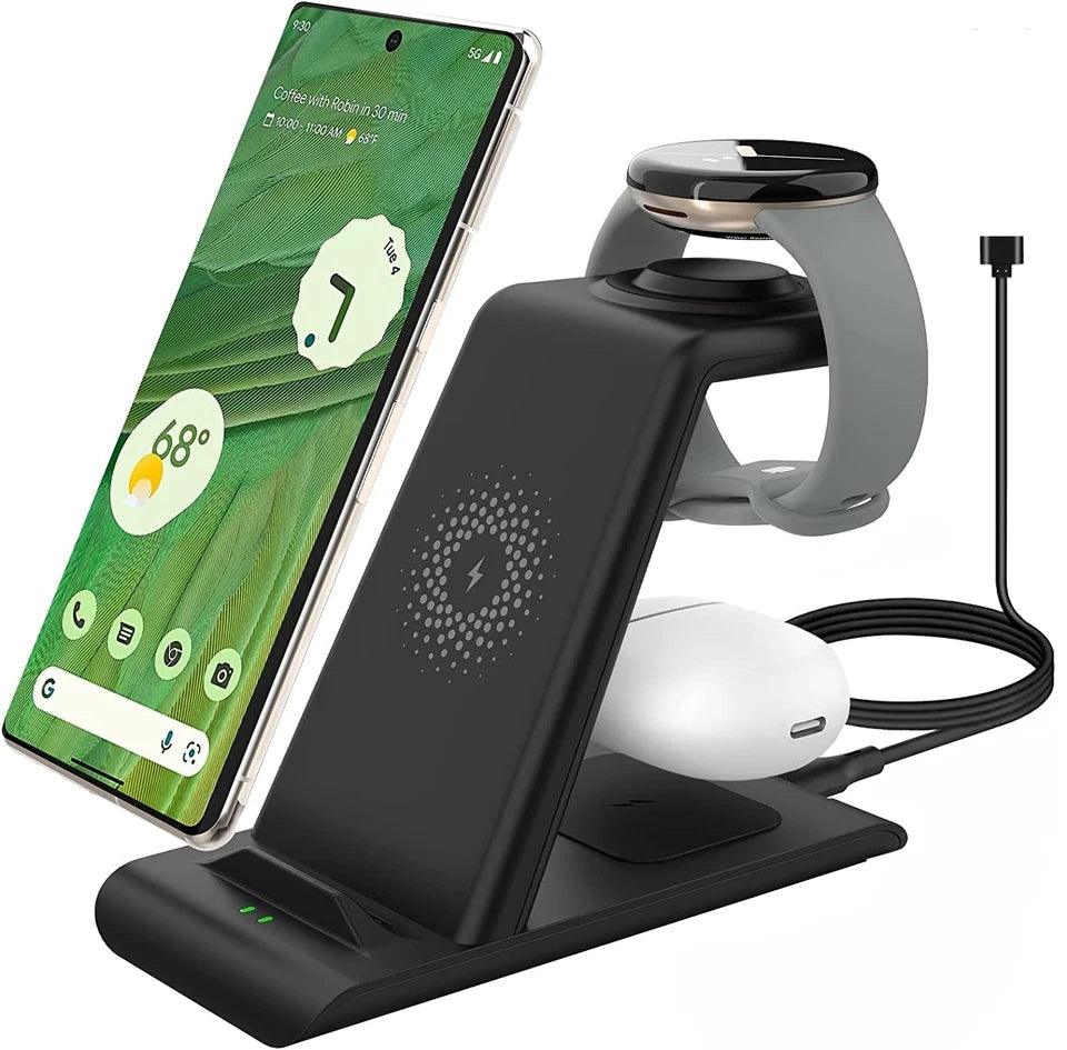 3 in 1 Wireless Charging Station with Clock – Featest Gadget Galaxy -  Gadgets for Every Tech Enthusiast